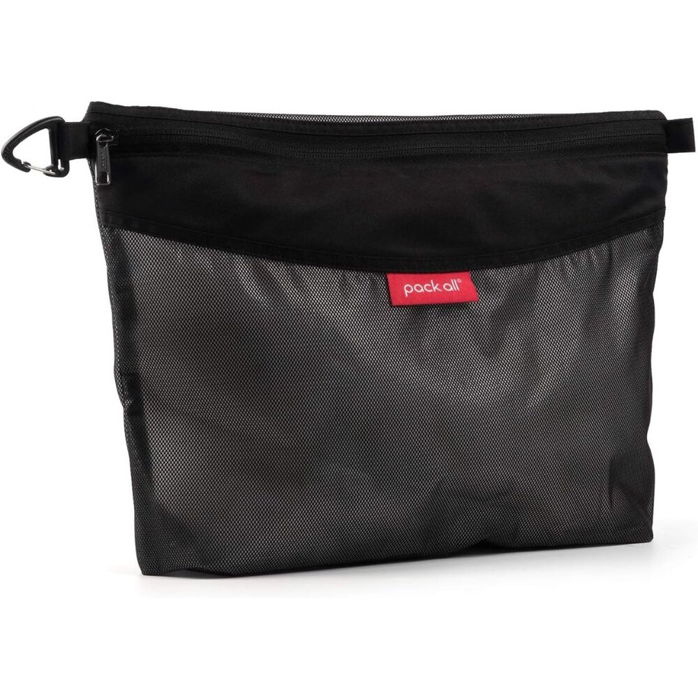 Water-resistant Material Zipper Pouch, Mesh Zipper Bags for Storage, Travel, Off